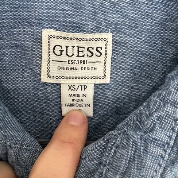 Guess Denim Blue Lacey Shirt - Picture 2 of 4